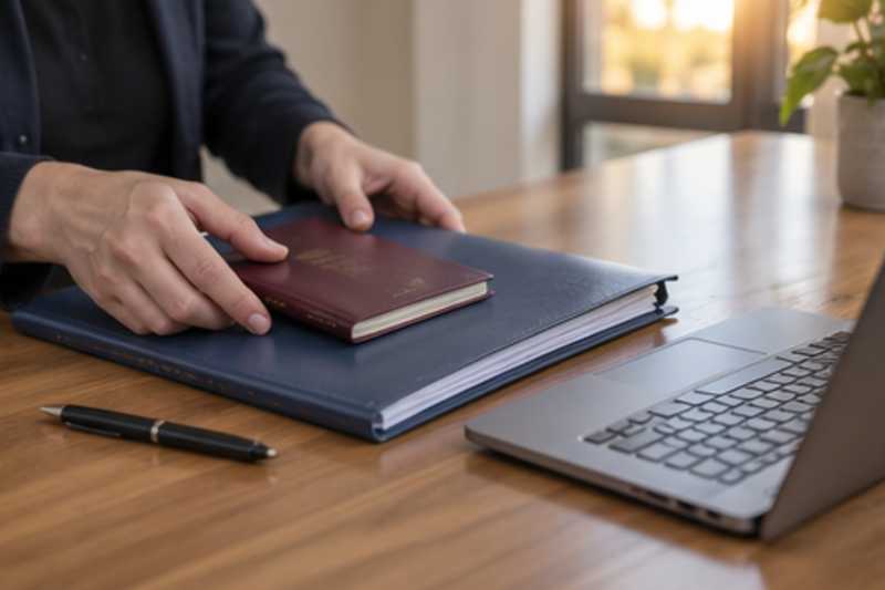 Dans un bureau lumineux, déménagement de Paris vers l'Albanie